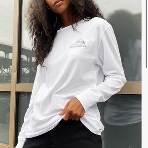 Aritzia Tna Tour Graphic Long Sleeve Top